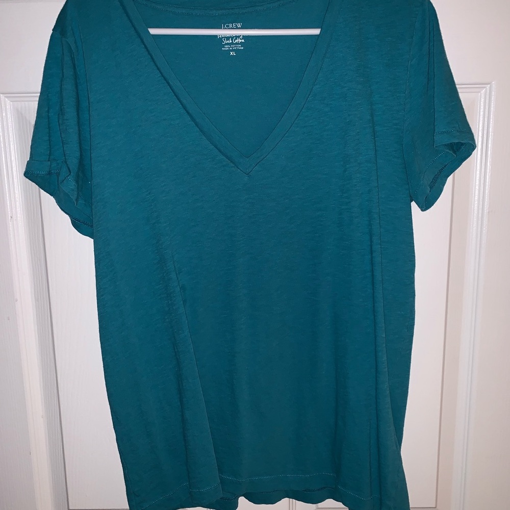 J. Crew V Neck Top